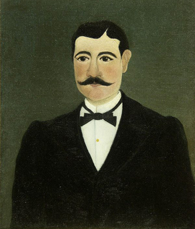 Portrait of Frumence Biche in Civilian Clothes Henri Rousseau